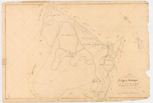 Saint-Alyre-ès-Montagne - 54 Fi 710      Section A d'Auzolle et du Bourg, 2ème feuille