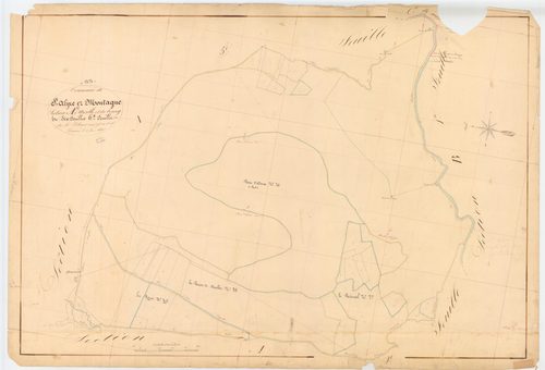 Saint-Alyre-ès-Montagne - 54 Fi 714      Section A d'Auzolle et du Bourg, 6ème feuille