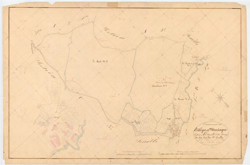 Saint-Alyre-ès-Montagne - 54 Fi 709      Section A d'Auzolle et du Bourg, 1ère feuille