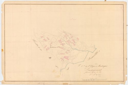 Saint-Alyre-ès-Montagne - 54 Fi 720      Section C de Boutaresse, 1ère feuille, développement de Boutaresse