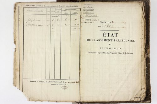 Saint-Amant-Tallende - P 9771/2      Section B