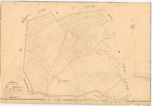 Saint-André-le-Coq - 53 FI 884      Section D de Pagnan, 2ème feuille