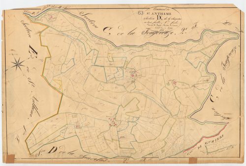 Saint-Anthème - 55 FI 856      Section D de la Sauvetas, 1ère feuille