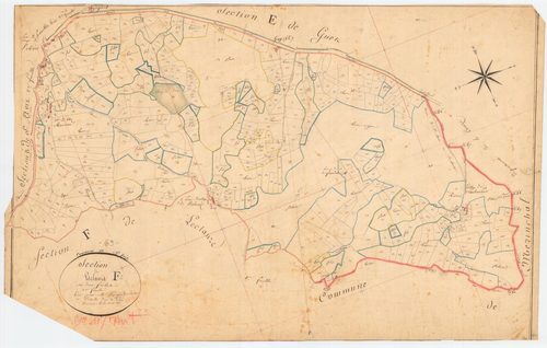 Saint-Avit - 53 FI 908      Section F de Leclauze, 2ème feuille