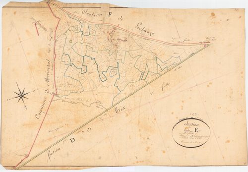 Saint-Avit - 53 FI 906      Section E de Guet, 1ère feuille