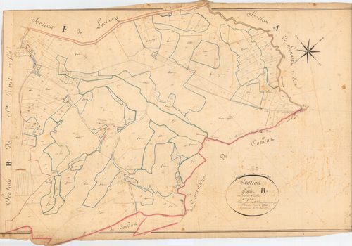 Saint-Avit - 53 FI 901      Section B de Saint-Avit, 1ère feuille