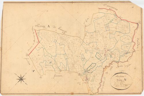 Saint-Avit - 53 FI 899      Section A de Sonazet, 2ème feuille