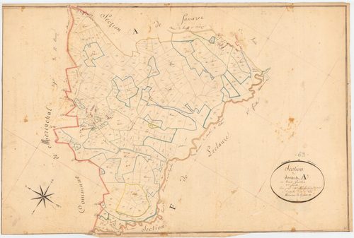 Saint-Avit - 53 FI 900      Section A de Sonazet, 3ème feuille