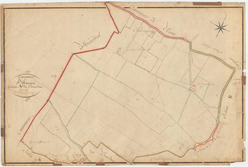 Saint-Beauzire - 53 FI 910      Section A des Brandons, 1ère feuille