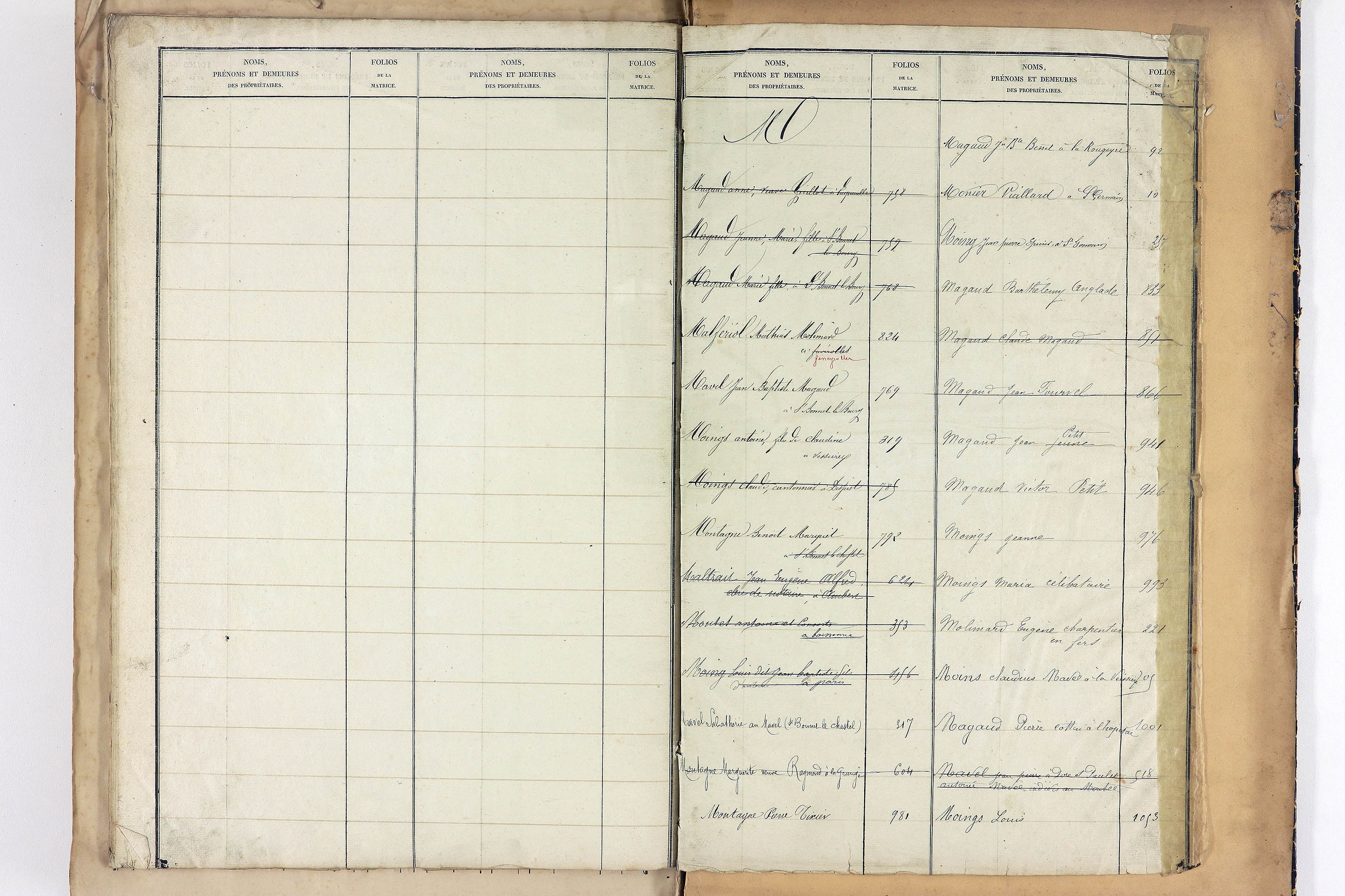 Saint-Bonnet-le-Bourg - P 12851      Folios 1044 à 1223