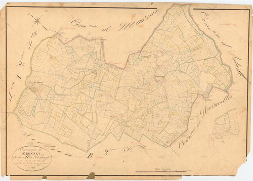 Saint-Bonnet-le-Chastel - 55 FI 891      Section B de Riodange, 1ère feuille