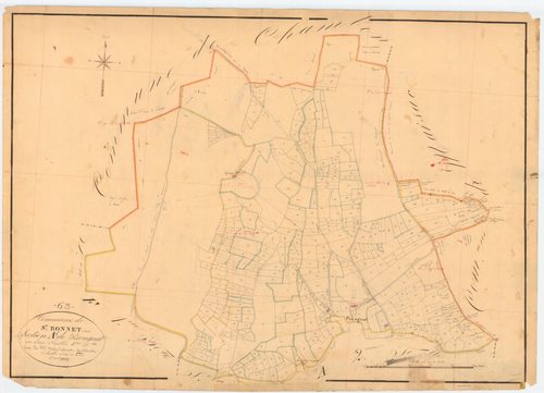 Saint-Bonnet-le-Chastel - 55 FI 889      Section A de Pavagnat, 1ère feuille