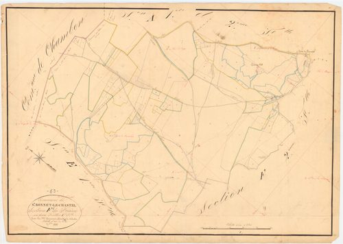 Saint-Bonnet-le-Chastel - 55 FI 900      Section F du Fraisse, 1ère feuille