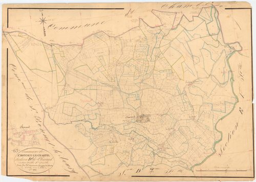 Saint-Bonnet-le-Chastel - 55 FI 896      Section D de Charaud, 1ère feuille