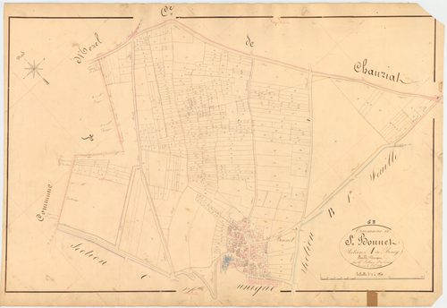 Saint-Bonnet-lès-Allier - 51 FI 1074      Section A du Bourg