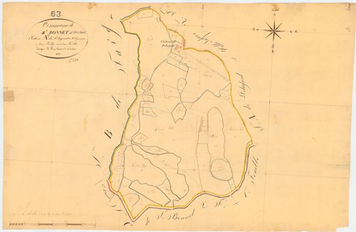 Saint-Bonnet-près-Orcival - 51 FI 1081      Section A de Polagnat et Villejacques, 3ème feuille