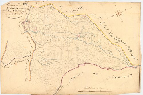 Saint-Bonnet-près-Orcival - 51 FI 1083      Section C de Saint-Bonnet, 1ère feuille