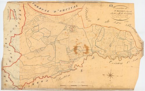 Saint-Bonnet-près-Orcival - 51 FI 1088      Section E de Voissieux, 2ème feuille