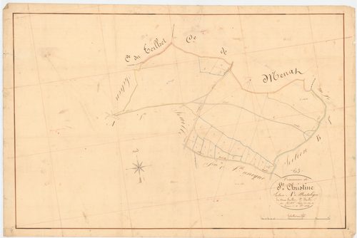 Sainte-Christine - 53 FI 927      Section A de Montaligère, 2ème feuille