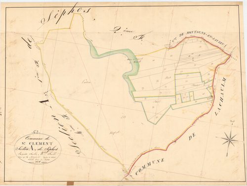 Saint-Clément-de-Valorgue - 55 FI 910      Section A de Séphos, 3ème feuille