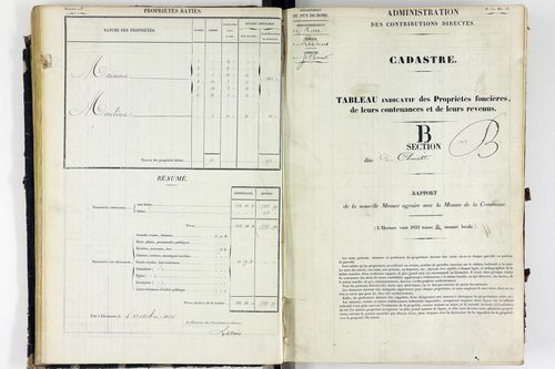 Saint-Clément-de-Régnat - P 10471/2-      Section B