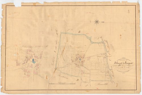 Saint-Clément-de-Régnat - 53 FI 939      Section D du Bourg, 2ème feuille