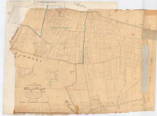 Saint-Clément-de-Régnat - 53 FI 938      Section D du Bourg, 1ère feuille