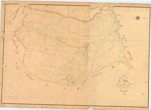 Saint-Dier-d'Auvergne - 51 FI 1091      Section A de Paravesse, 2ème feuille