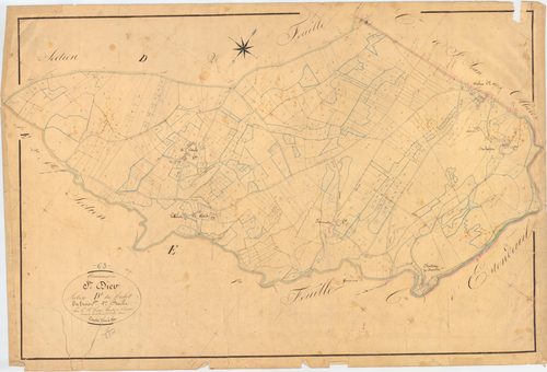 Saint-Dier-d'Auvergne - 51 FI 1097      Section D de Crohet, 1ère feuille