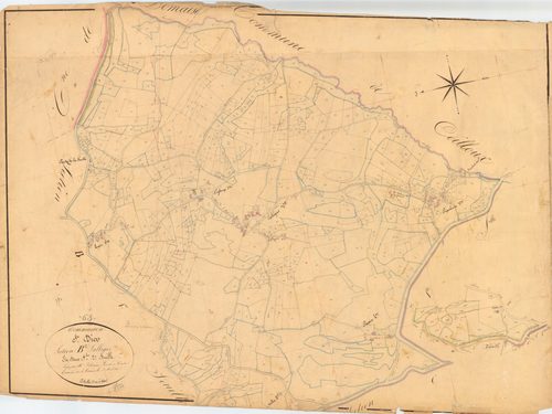 Saint-Dier-d'Auvergne - 51 FI 1093      Section B de Lalliguer, 2ème feuille