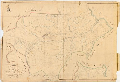 Saint-Diéry - 54 Fi 757      Section D de Bessolle, 3ème feuille