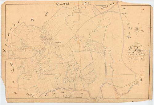Saint-Éloy-la-Glacière - 55 FI 918      Section B de Montgheol, 1ère feuille