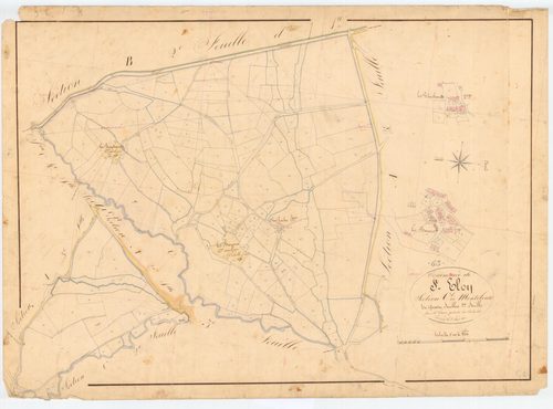 Saint-Éloy-les-Mines - 53 FI 961      Section C de Montcloux, 1ère feuille