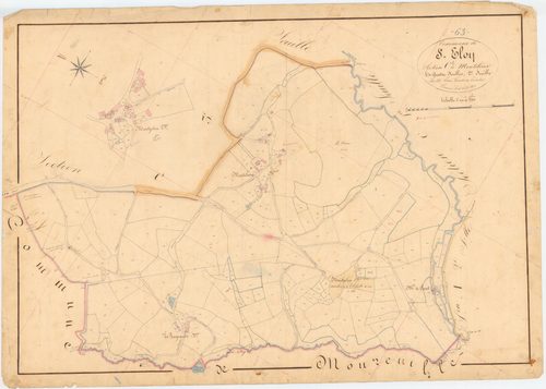 Saint-Éloy-les-Mines - 53 FI 962      Section C de Montcloux, 2ème feuille