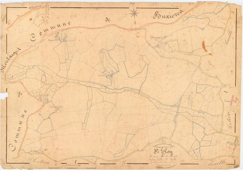 Saint-Éloy-les-Mines - 53 FI 954      Section A de Lavernade, 1ère feuille