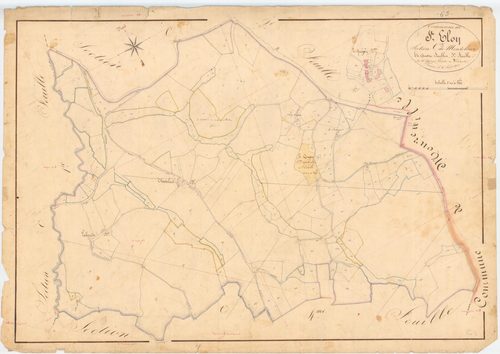 Saint-Éloy-les-Mines - 53 FI 963      Section C de Montcloux, 3ème feuille