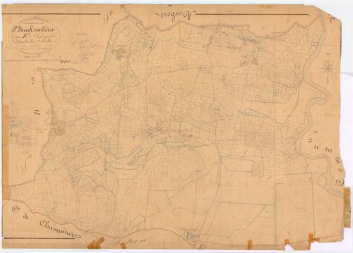 Saint-Ferréol-des-Côtes - 55 FI 926      Section E de Chassagnoles, 1ère feuille
