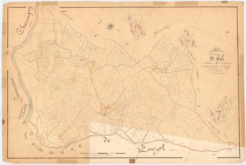 Saint-Gal-sur-Sioule - 53 FI 981      Section A de Tabarias, 1ère feuille