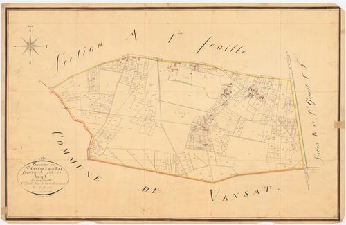 Saint-Genès-du-Retz - 53 FI 988      Section A de Fayet, 2ème feuille
