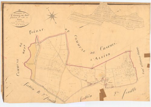 Saint-Genès-du-Retz - 53 FI 991      Section C de Fusse, 1ère feuille