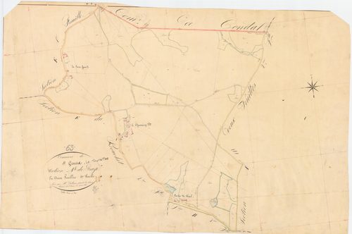 Saint-Genès-la-Tourette - 54 Fi 814      Section A de Baye, 1ère feuille