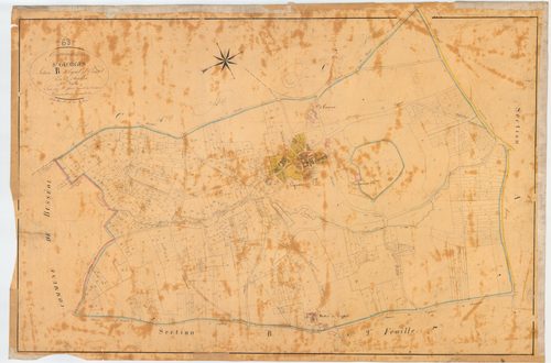 Saint-Georges-sur-Allier - 51 FI 1134      Section B de Lignat et Ceyssat, 1ère feuille