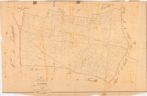 Saint-Georges-sur-Allier - 51 FI 1139      Section C de Saint-Georges, 2ème feuille