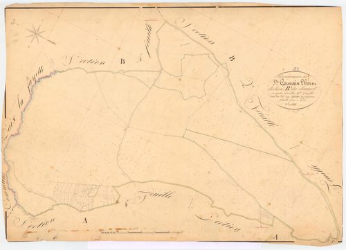Saint-Germain-l'Herm - 55 FI 931      Section B du Sauzet, 1ère feuille