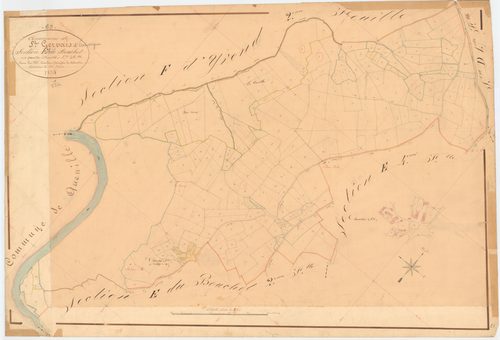 Saint-Gervais-d'Auvergne - 53 FI 1022      Section E du Bouchet, 1ère feuille