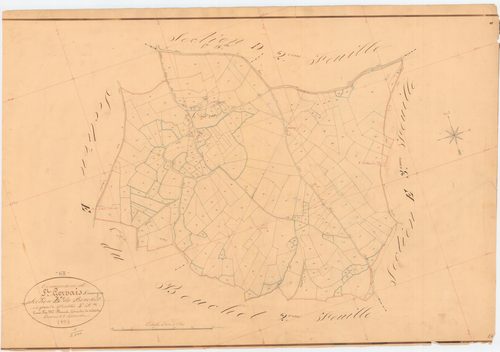 Saint-Gervais-d'Auvergne - 53 FI 1025      Section E du Bouchet, 4ème feuille