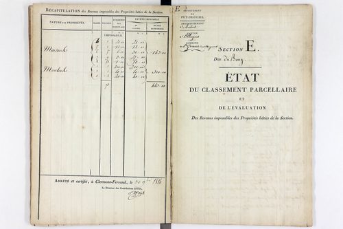Saint-Gervais-sous-Meymont - P 12528/5      Section E