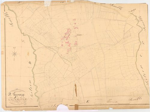 Saint-Gervazy - 54 Fi 846      Section E d'Unsac, 1ère feuille