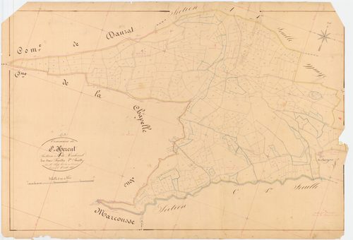 Saint-Hérent - 54 Fi 850      Section A de Rouhérent, 2ème feuille