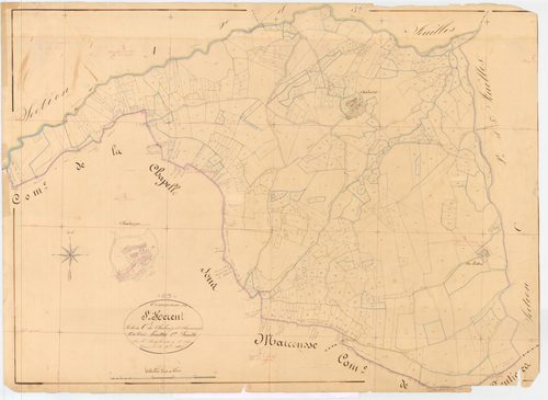 Saint-Hérent - 54 Fi 854      Section C de Chalouze et Charnaize, 1ère feuille